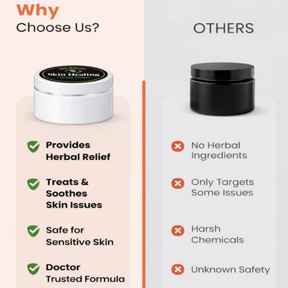 Skin Healing Herbal Cream for Psoriasis & Ringworm