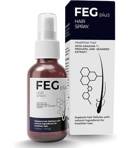 Feg plus hair beard growth serum spray